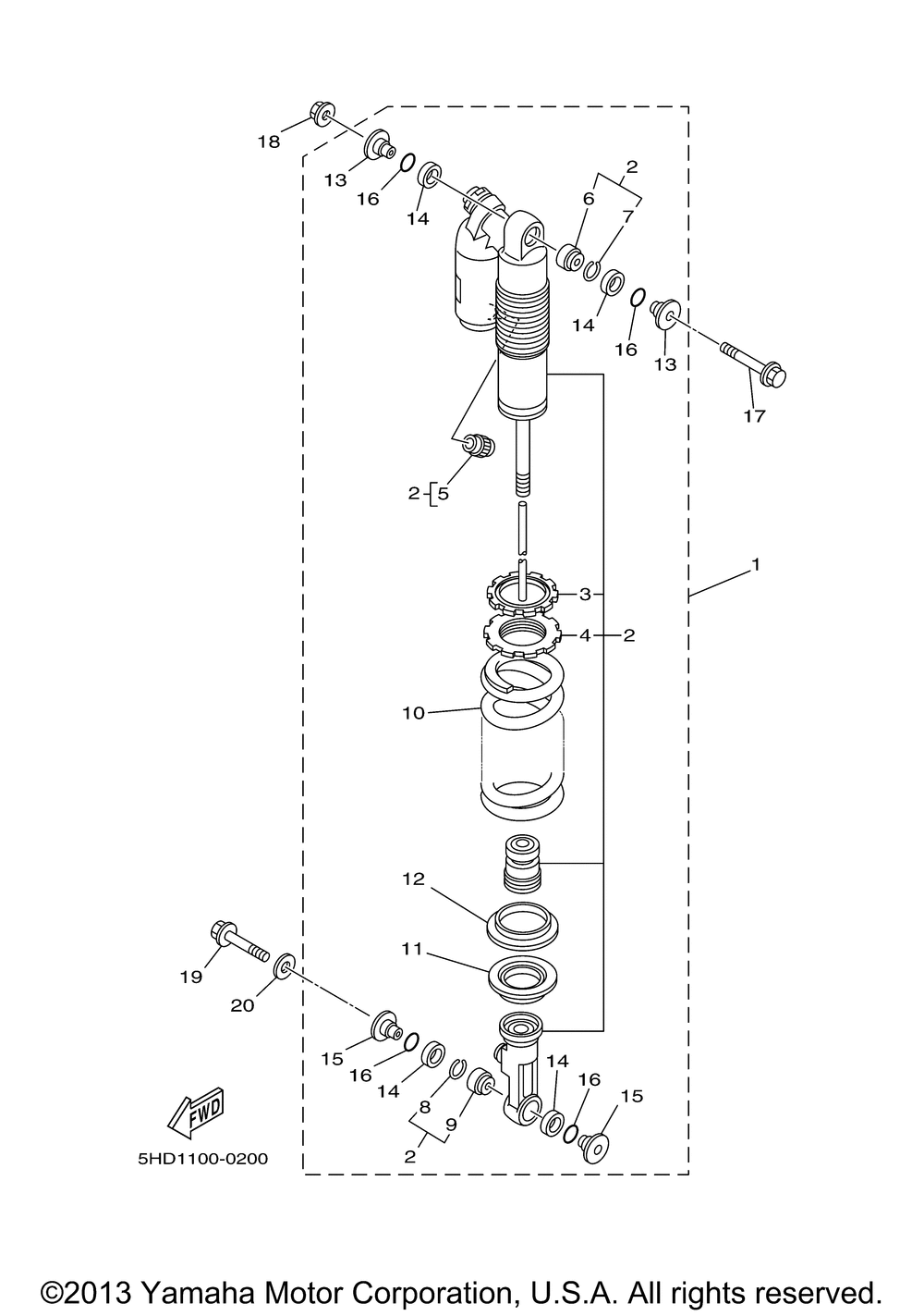 Rear suspension