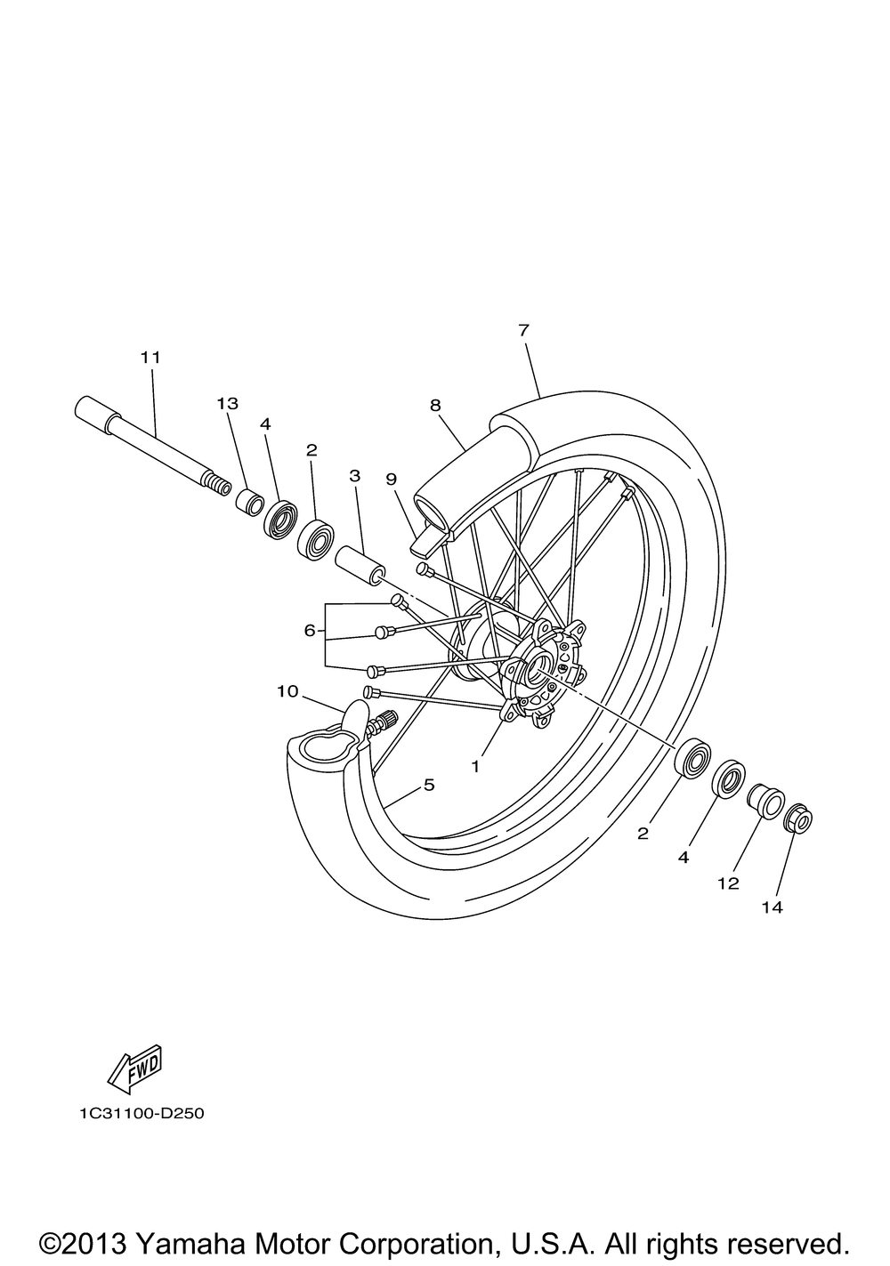 Front wheel