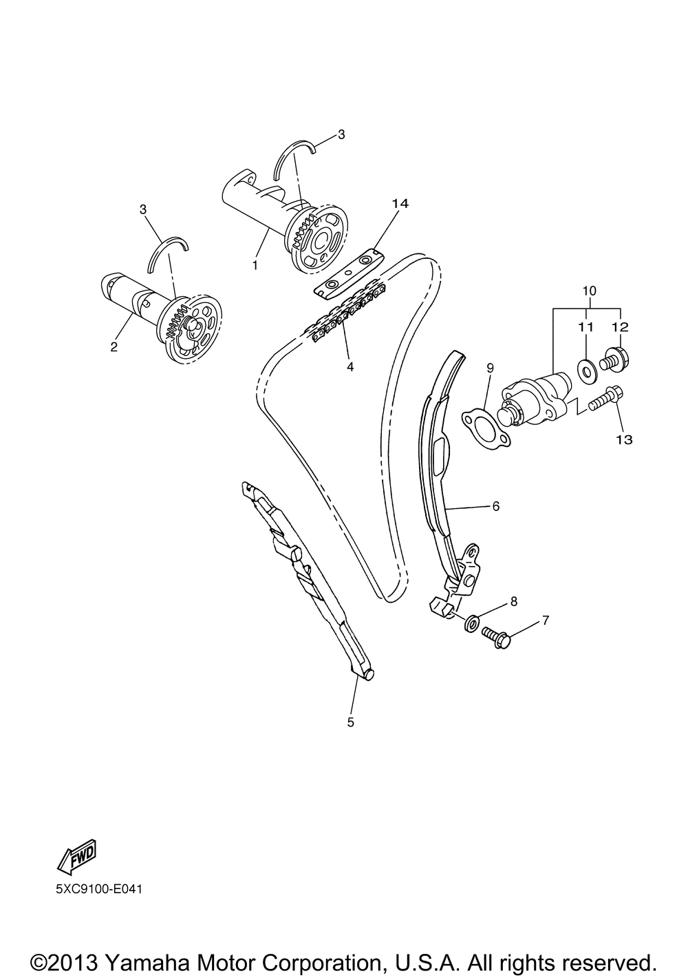 Camshaft chain