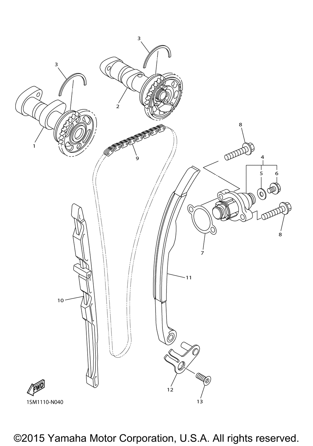 Camshaft chain