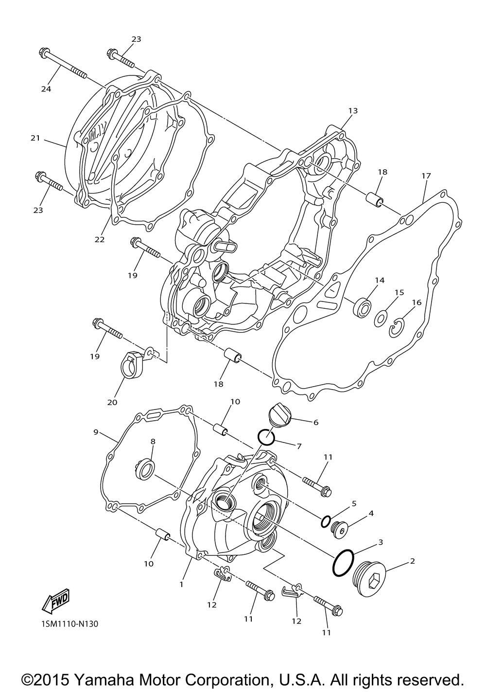 Crankcase cover 1