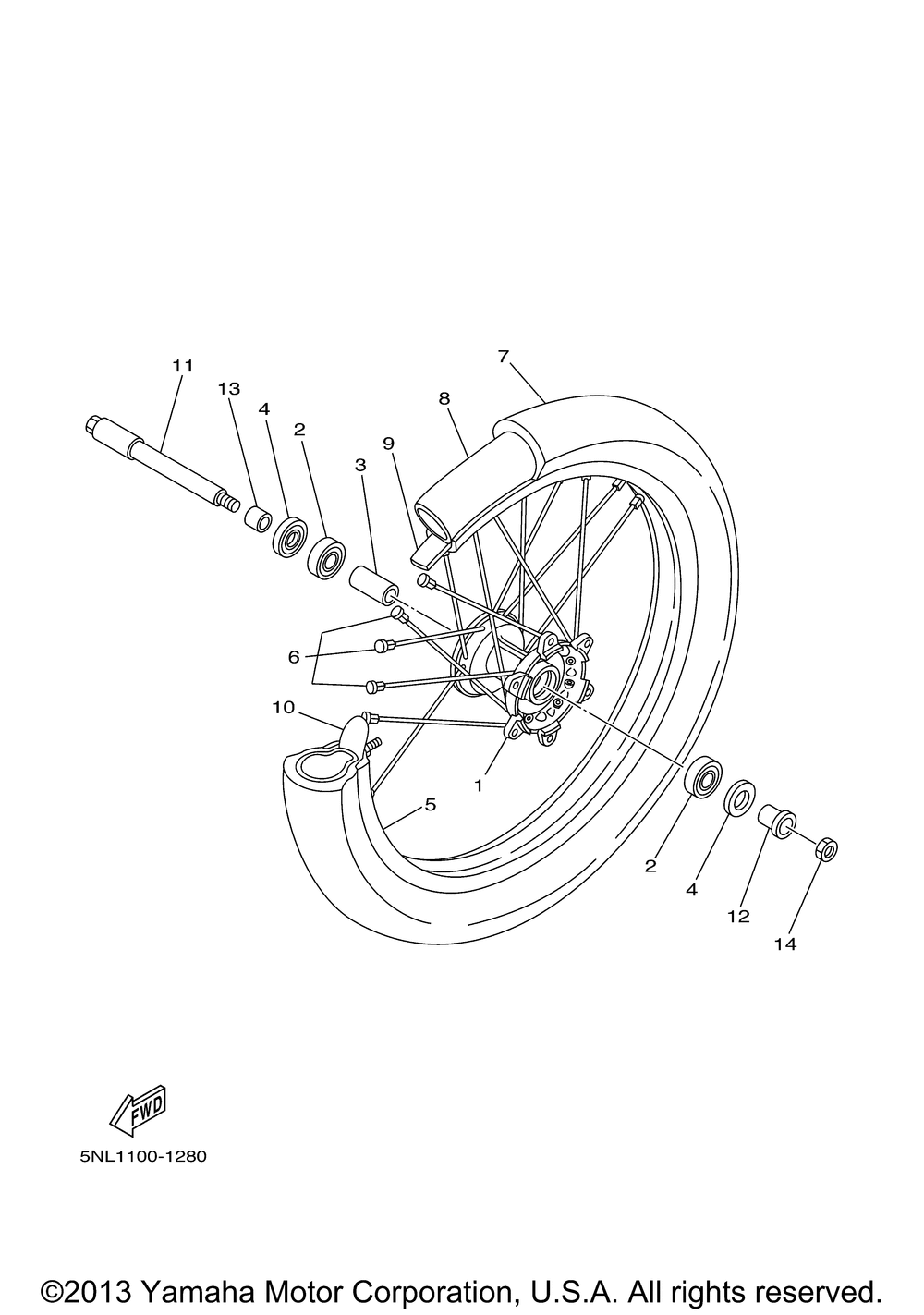 Front wheel