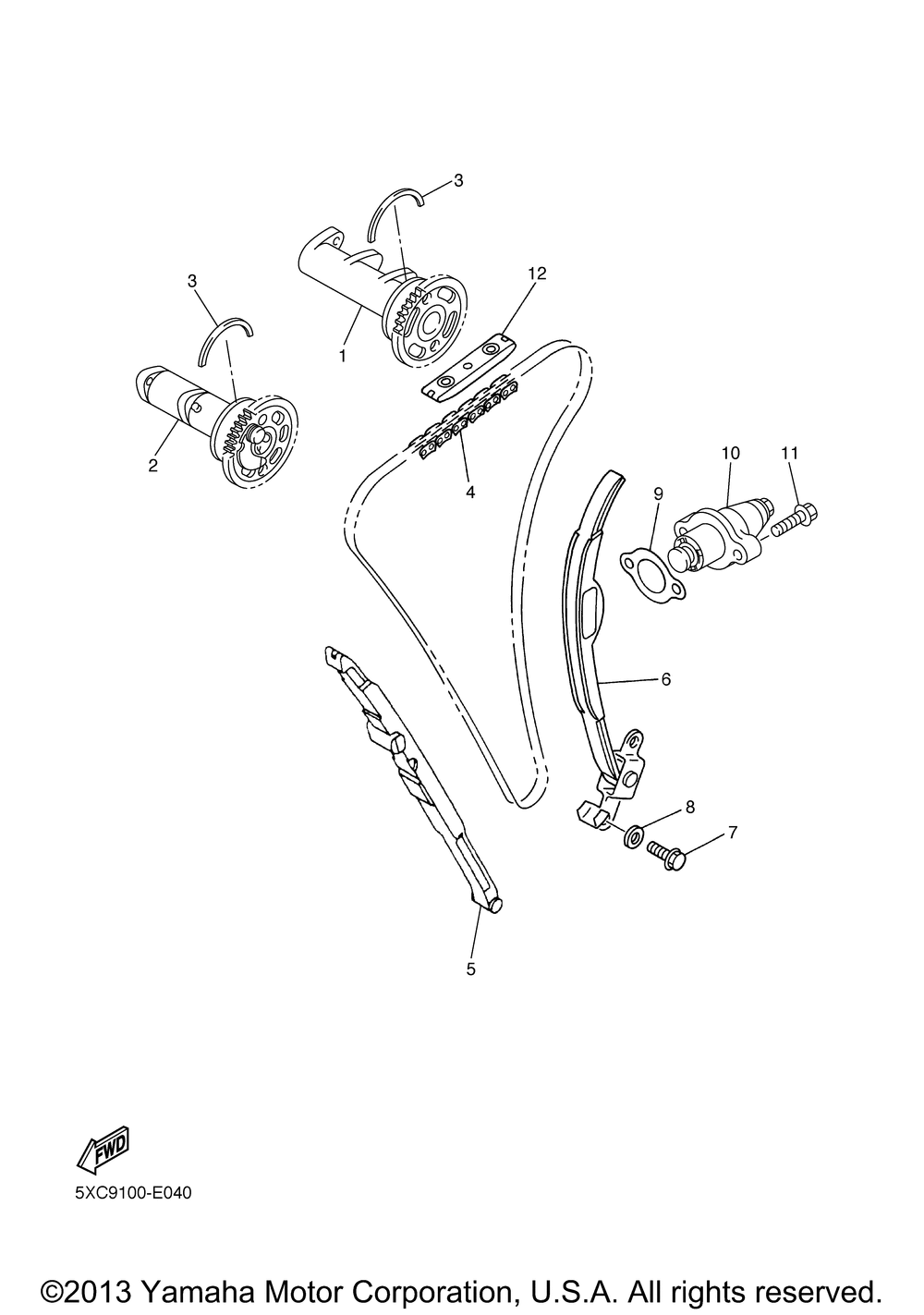 Camshaft chain