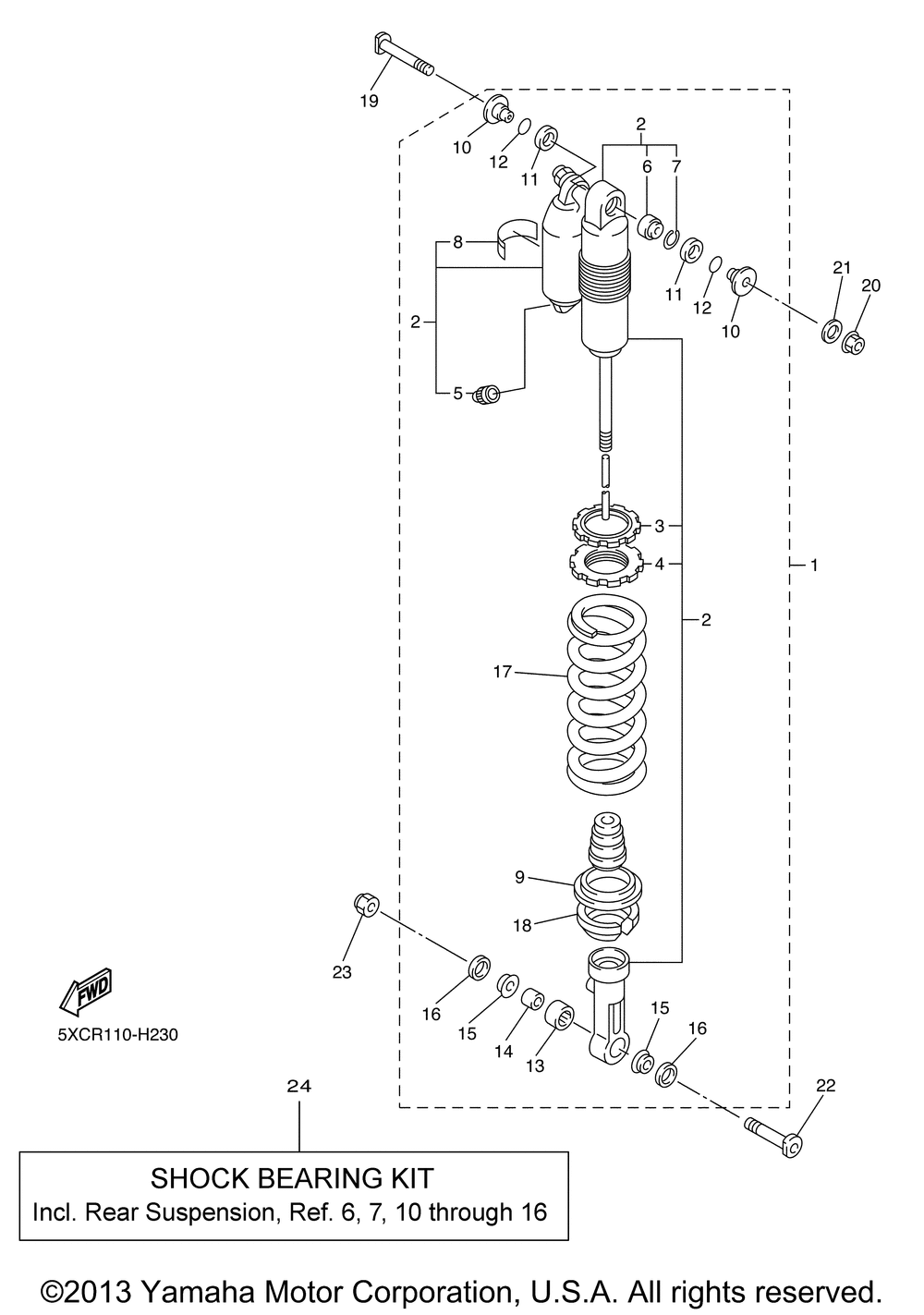 Rear suspension