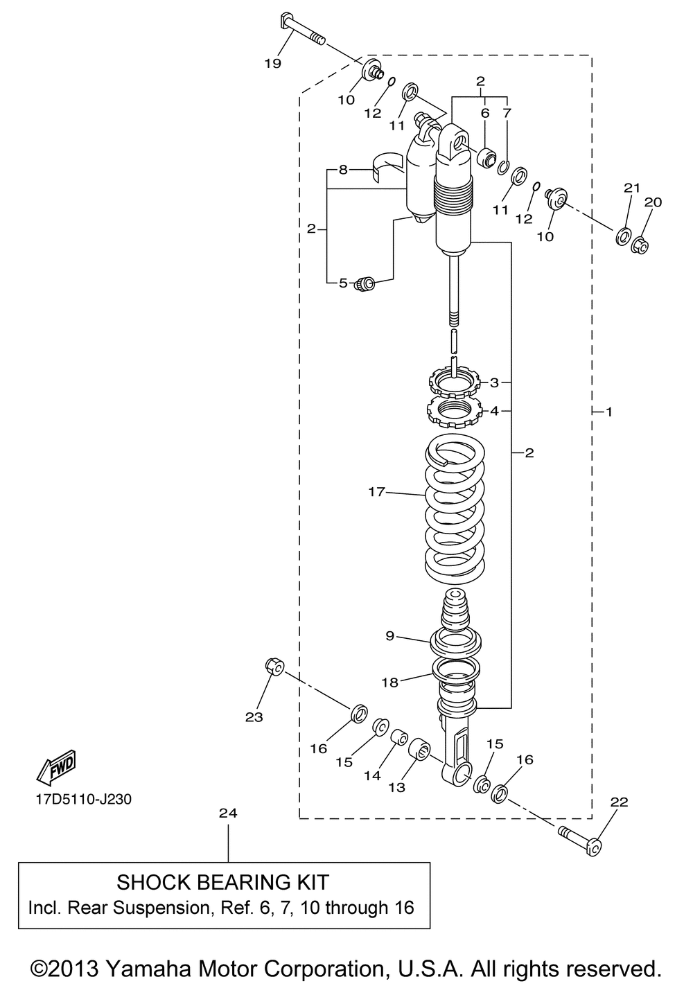 Rear suspension