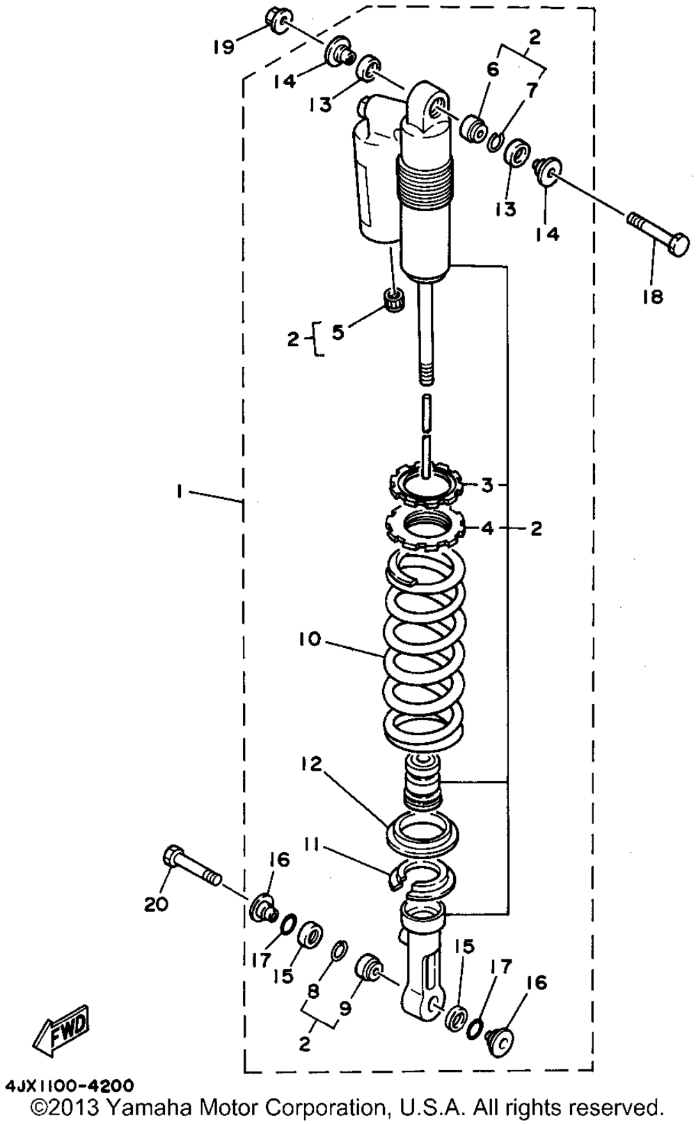 Rear suspension