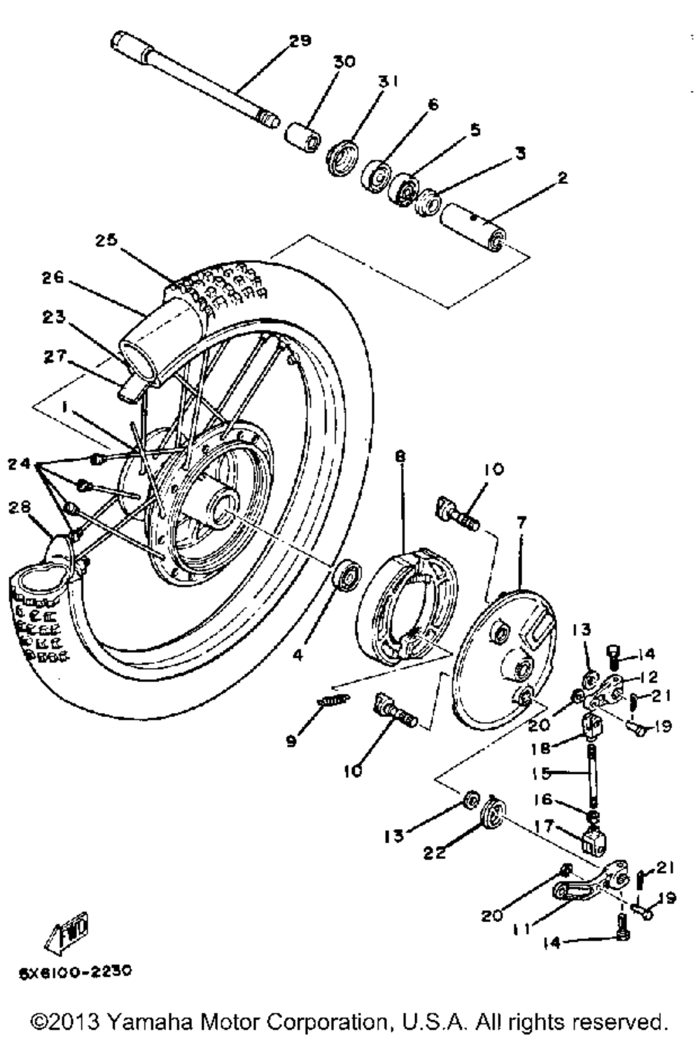 Front wheel