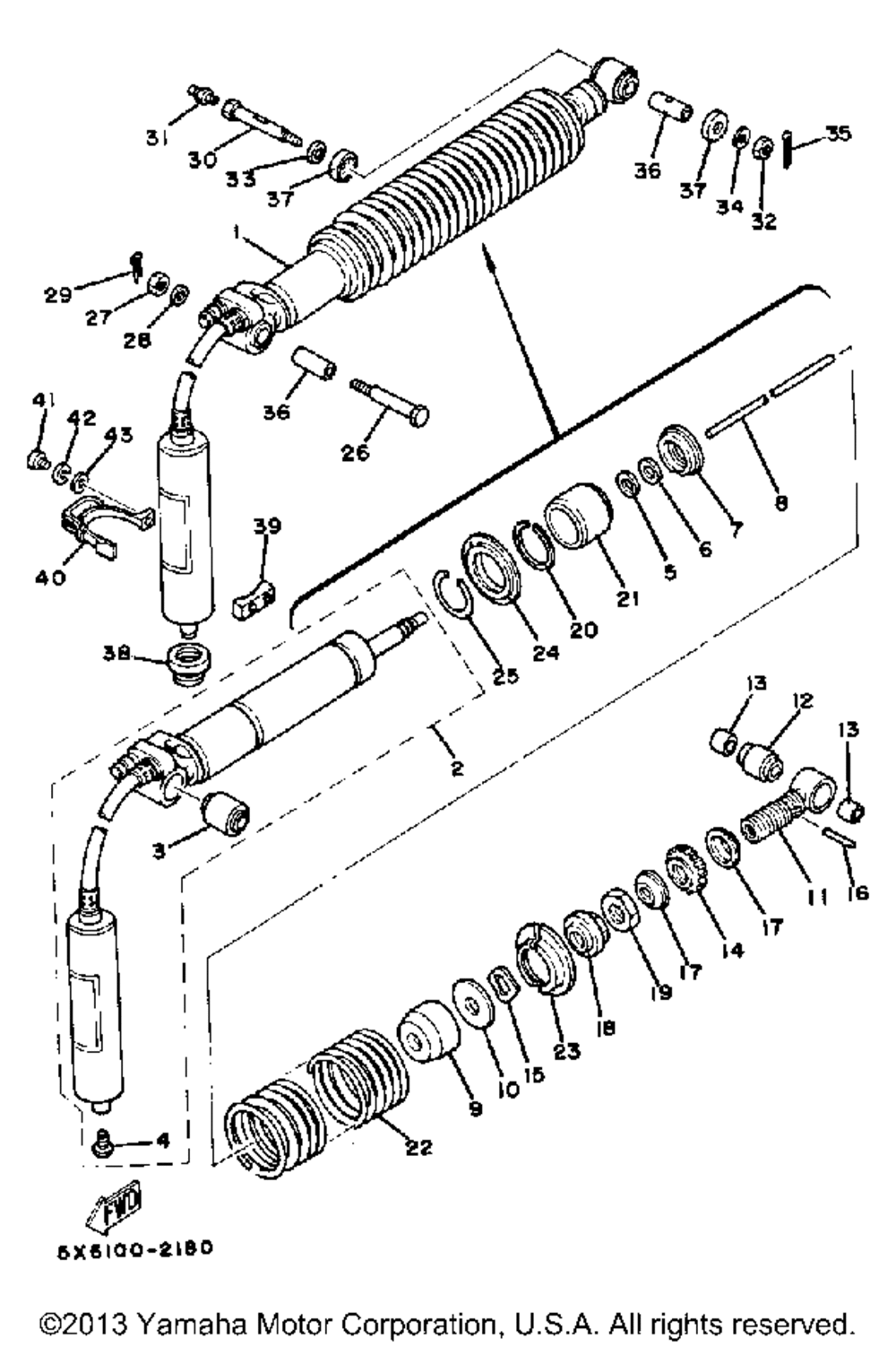 Rear suspension