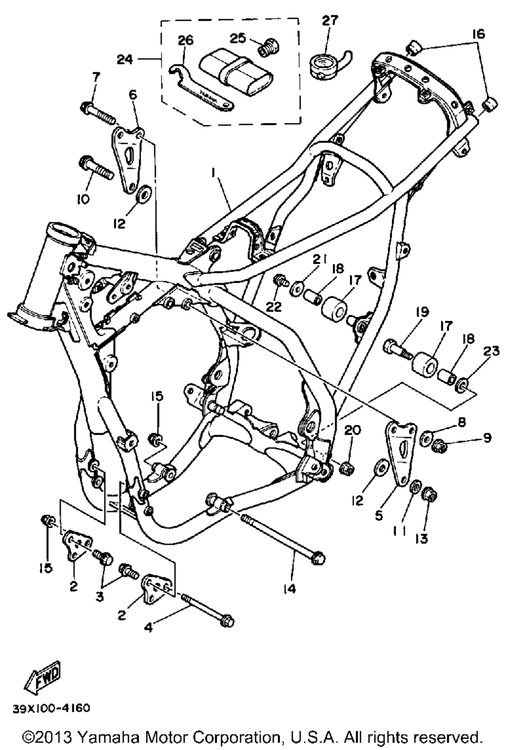 Frame tool yz250l