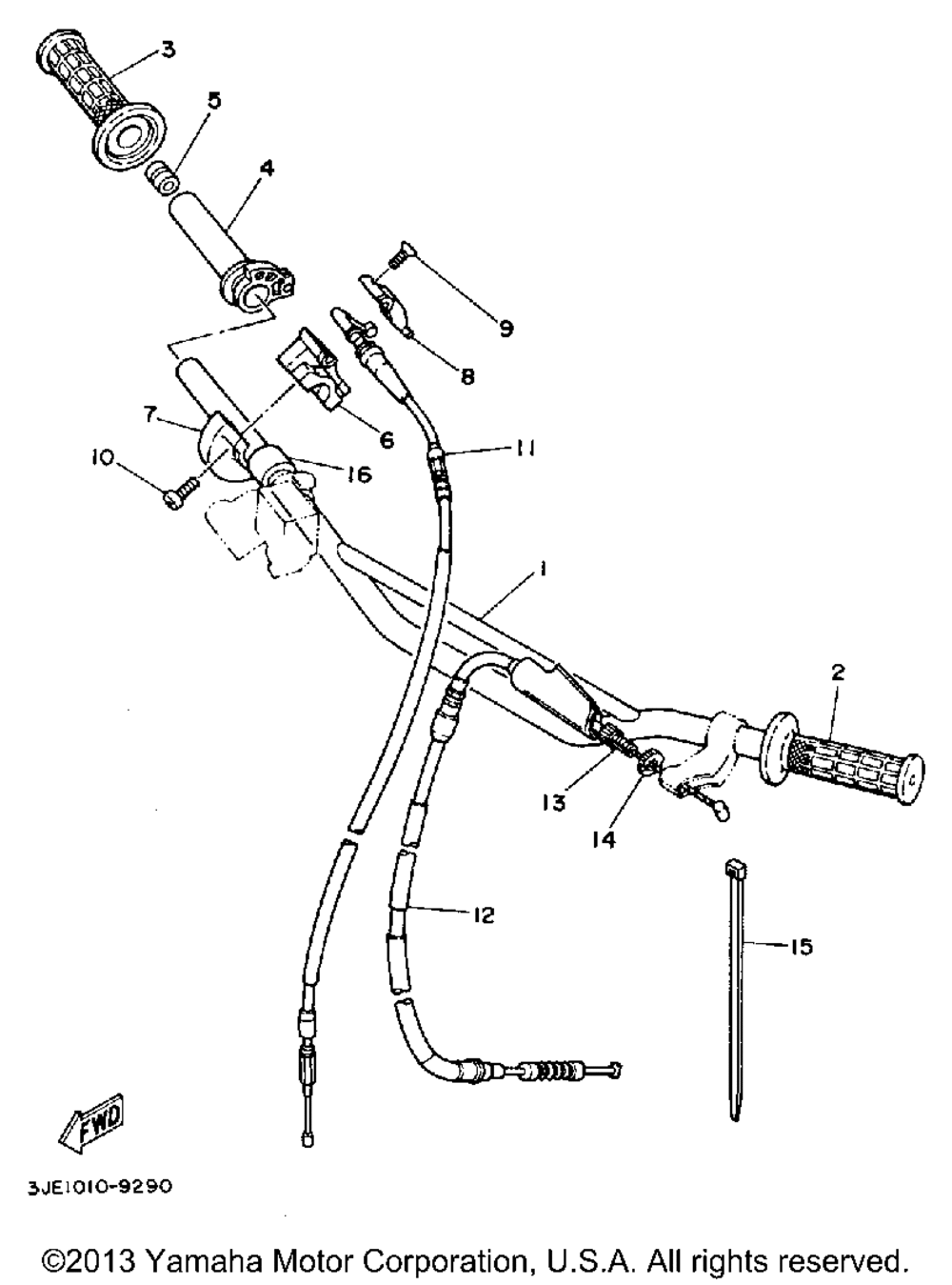 Handlebar-cable