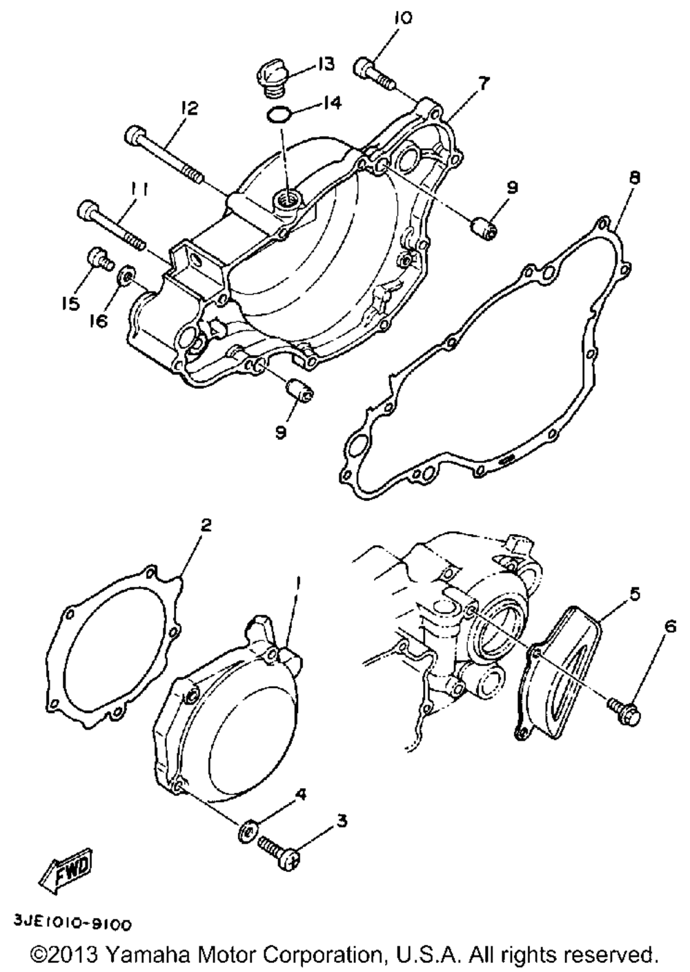 Crankcase cover