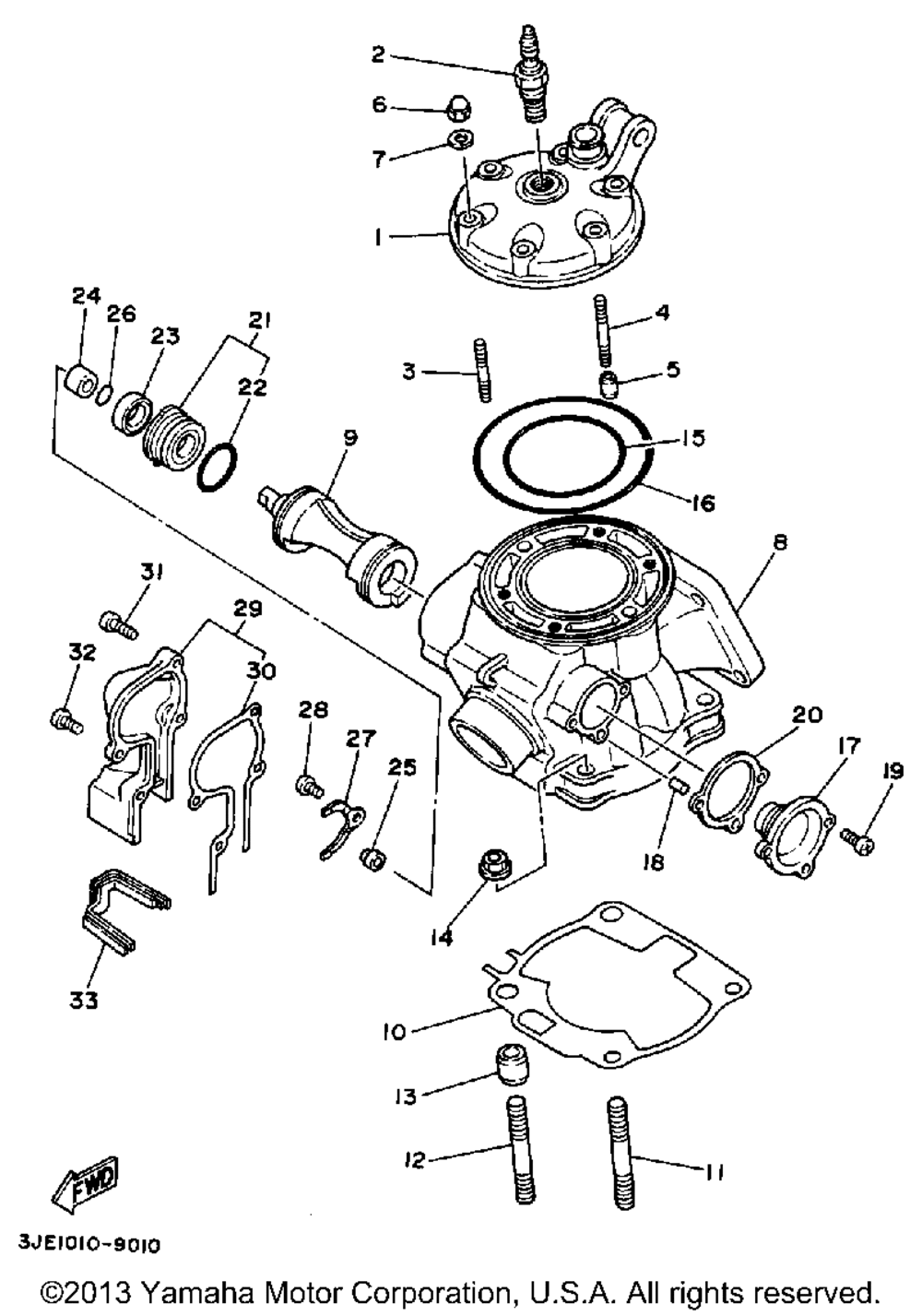 Cylinder head - cylinder