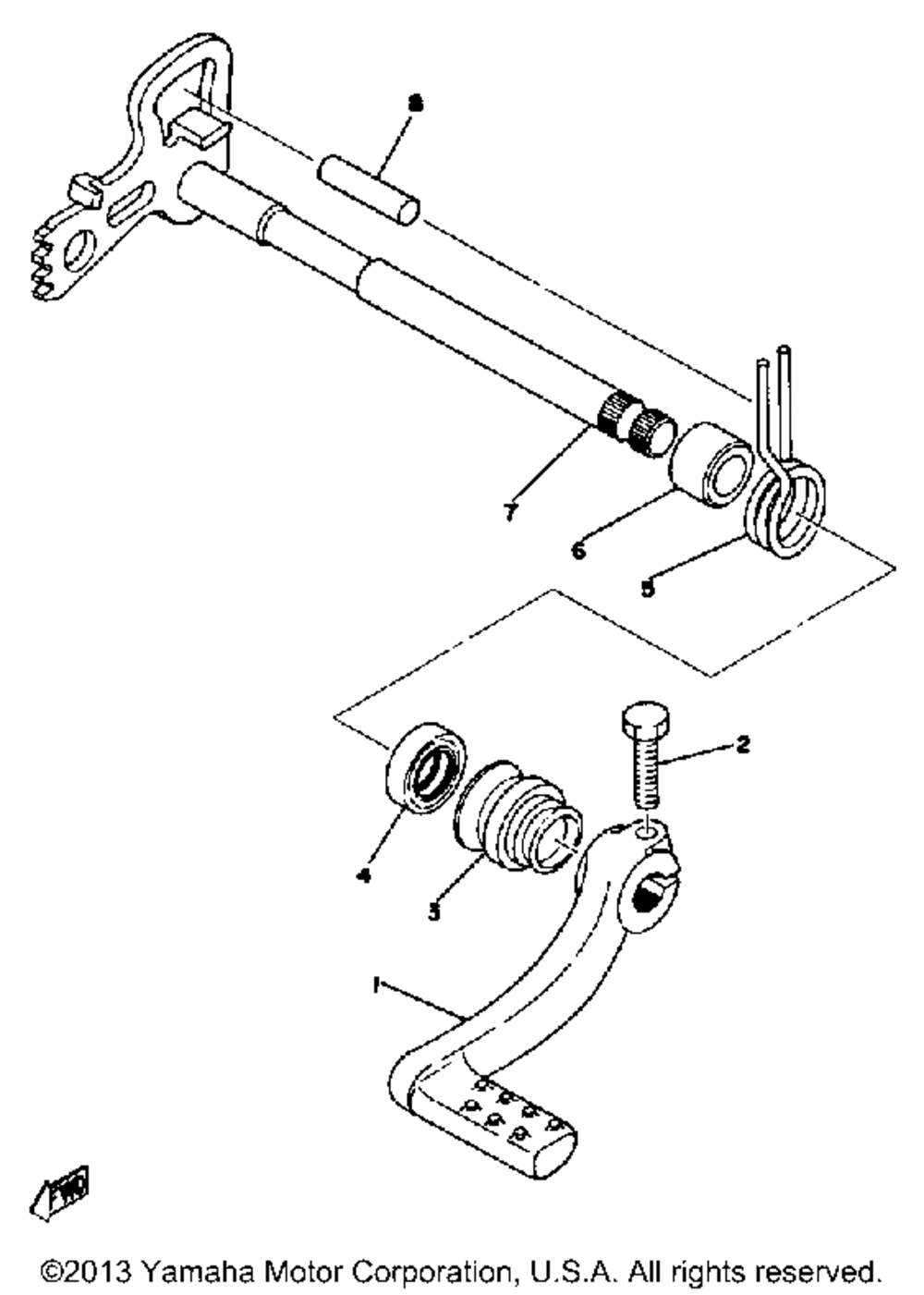 Shifter 2 yz400d e