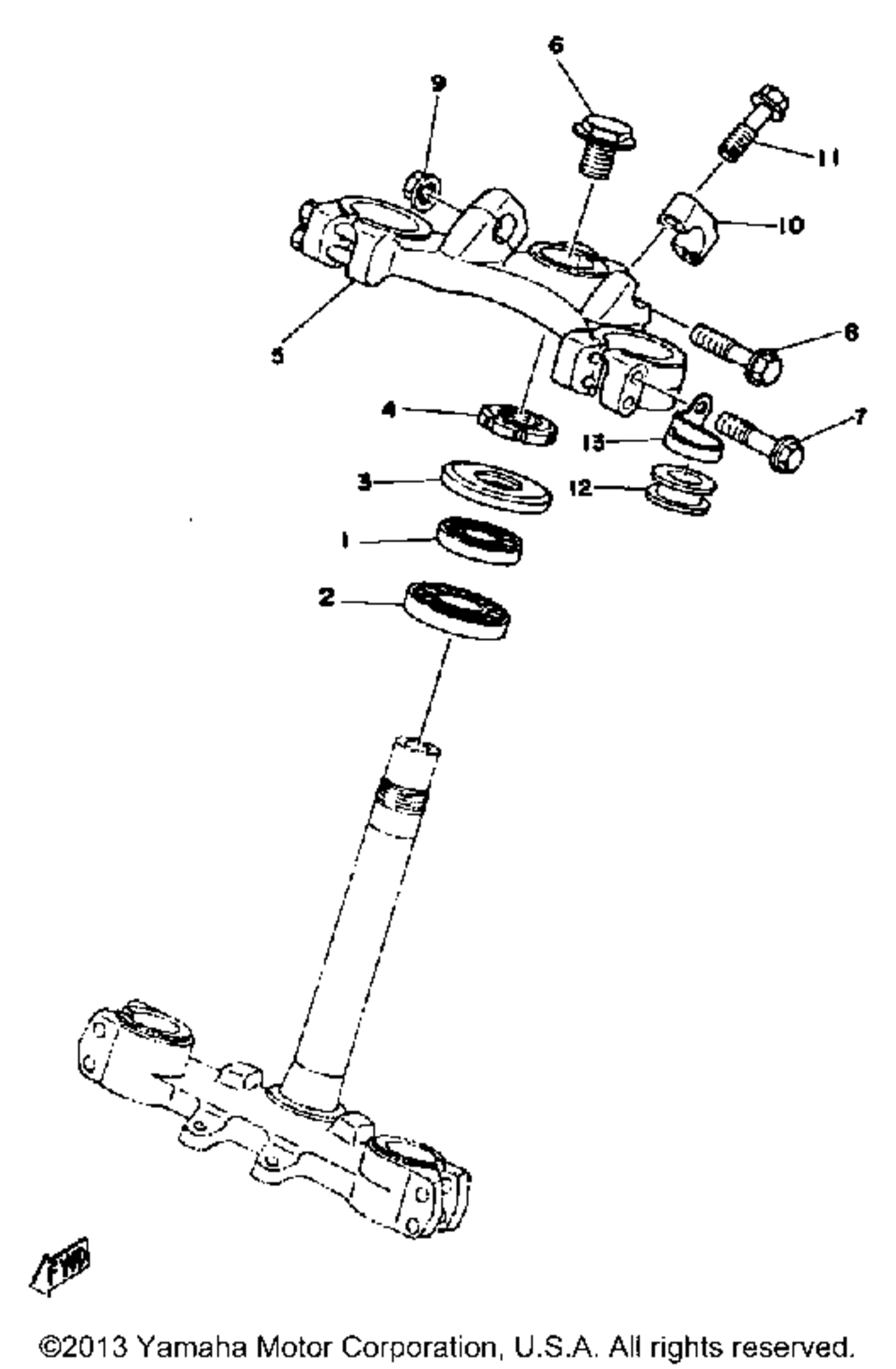 Steering yz400d e