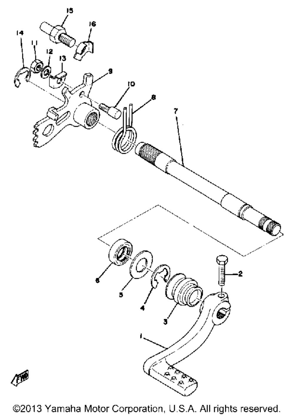 Shifter 2 yz400c