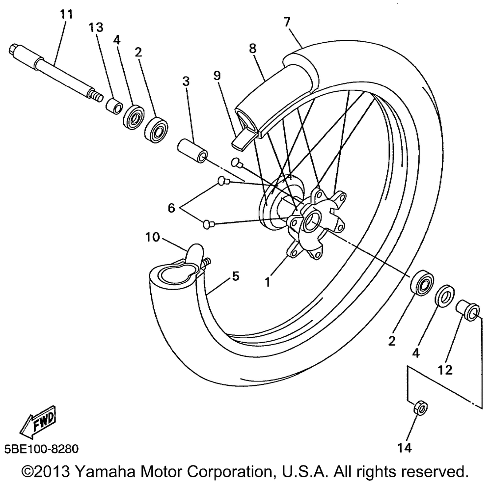 Front wheel