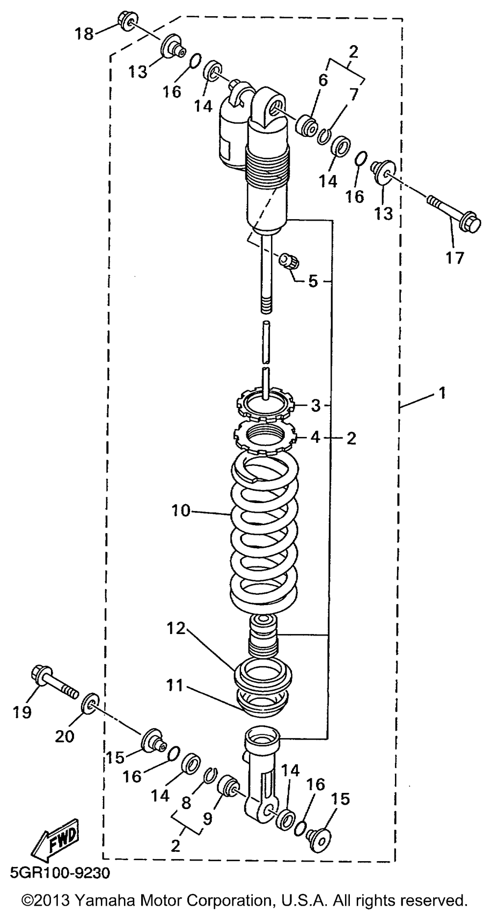 Rear suspension