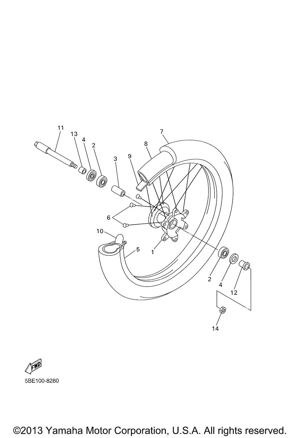 Front wheel