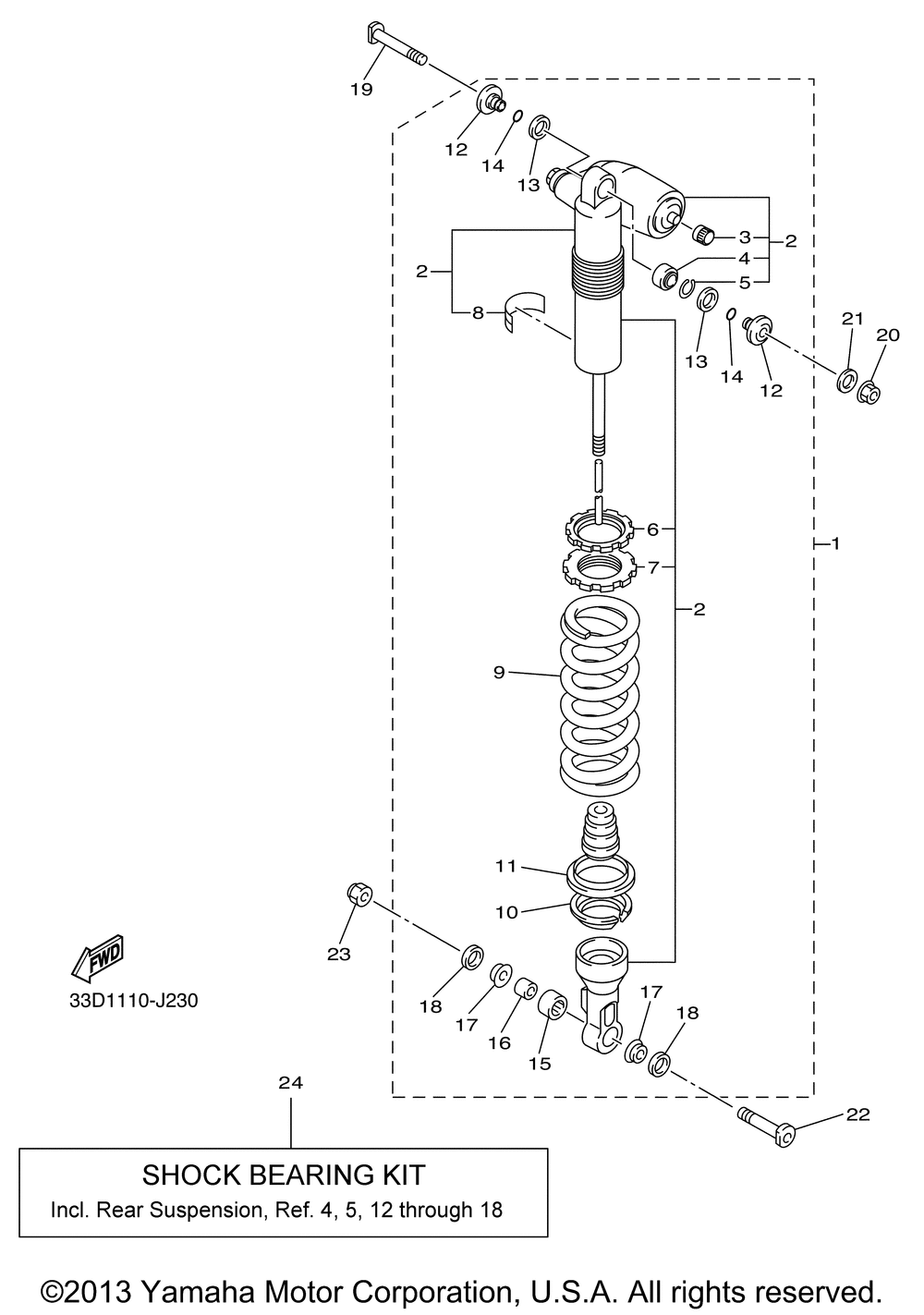 Rear suspension