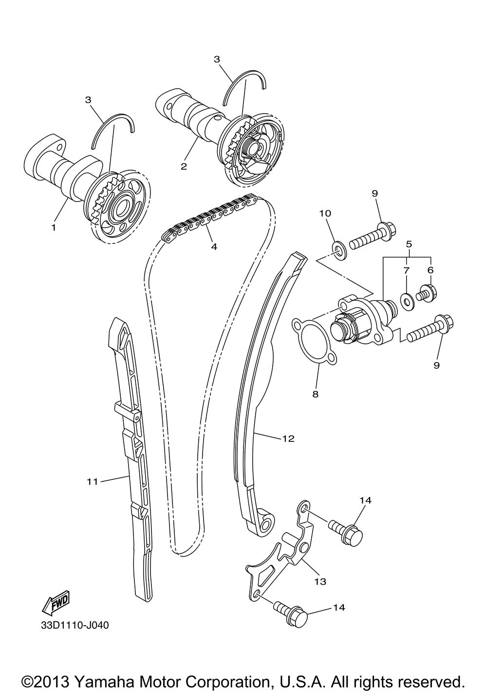 Camshaft chain