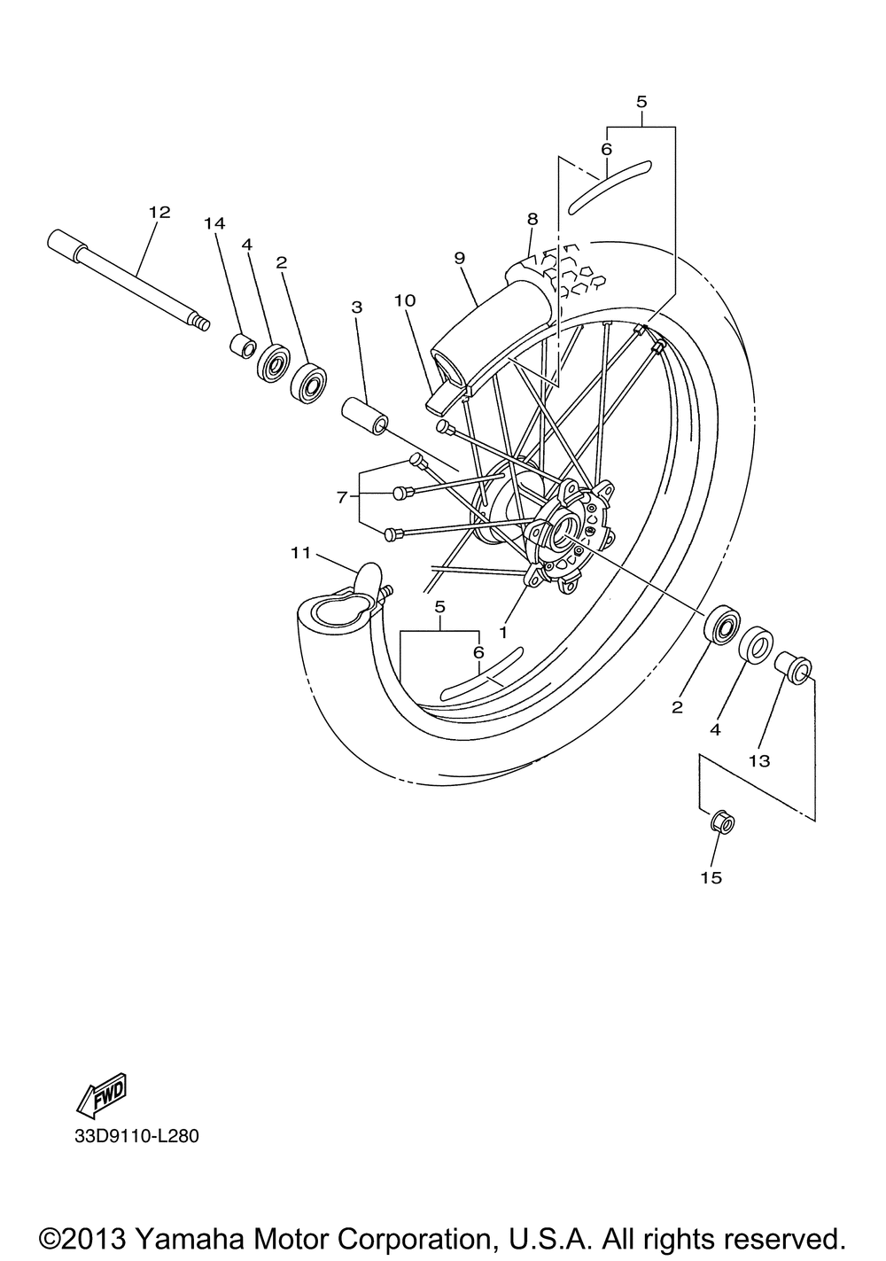 Front wheel