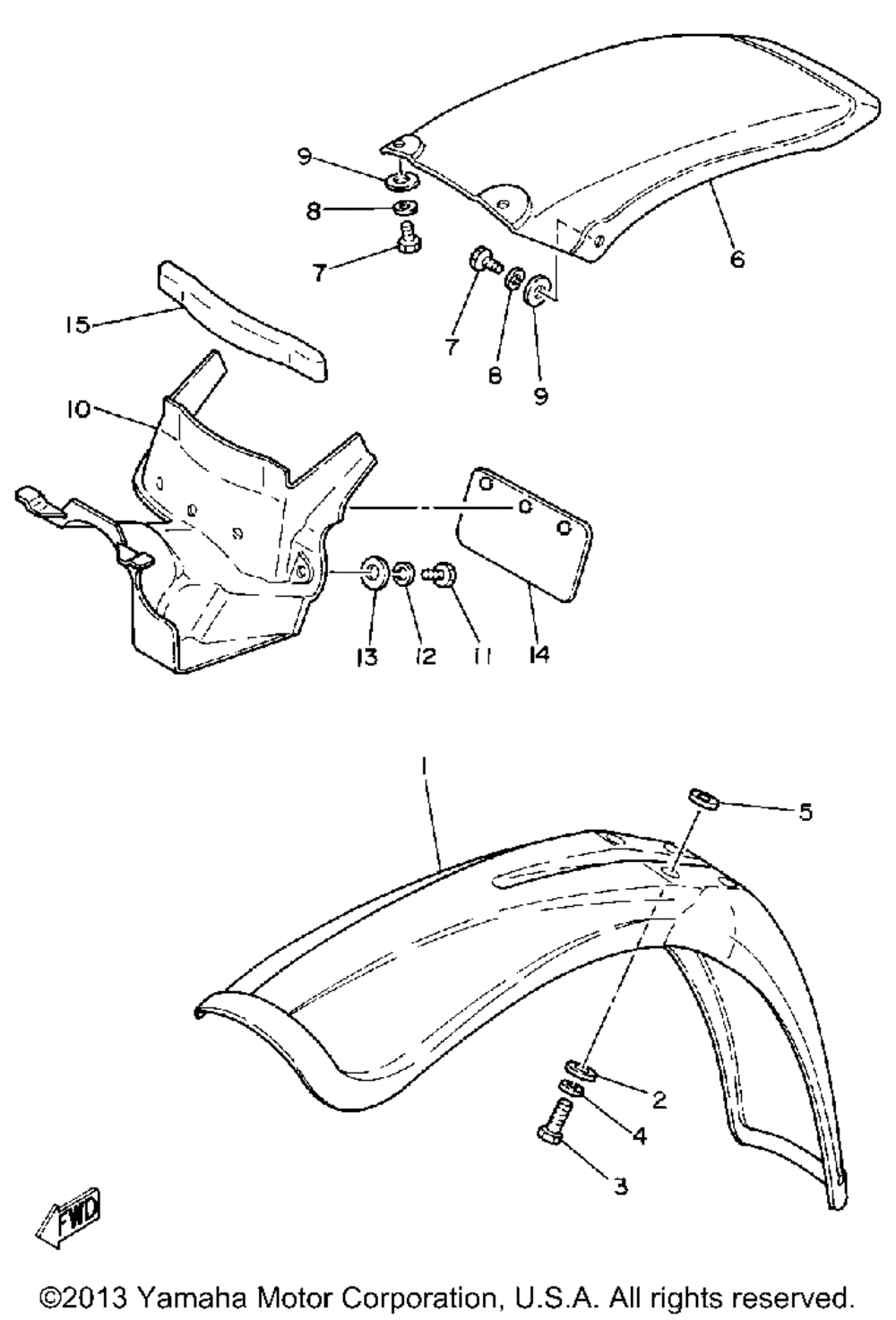 Front fender - rear fender