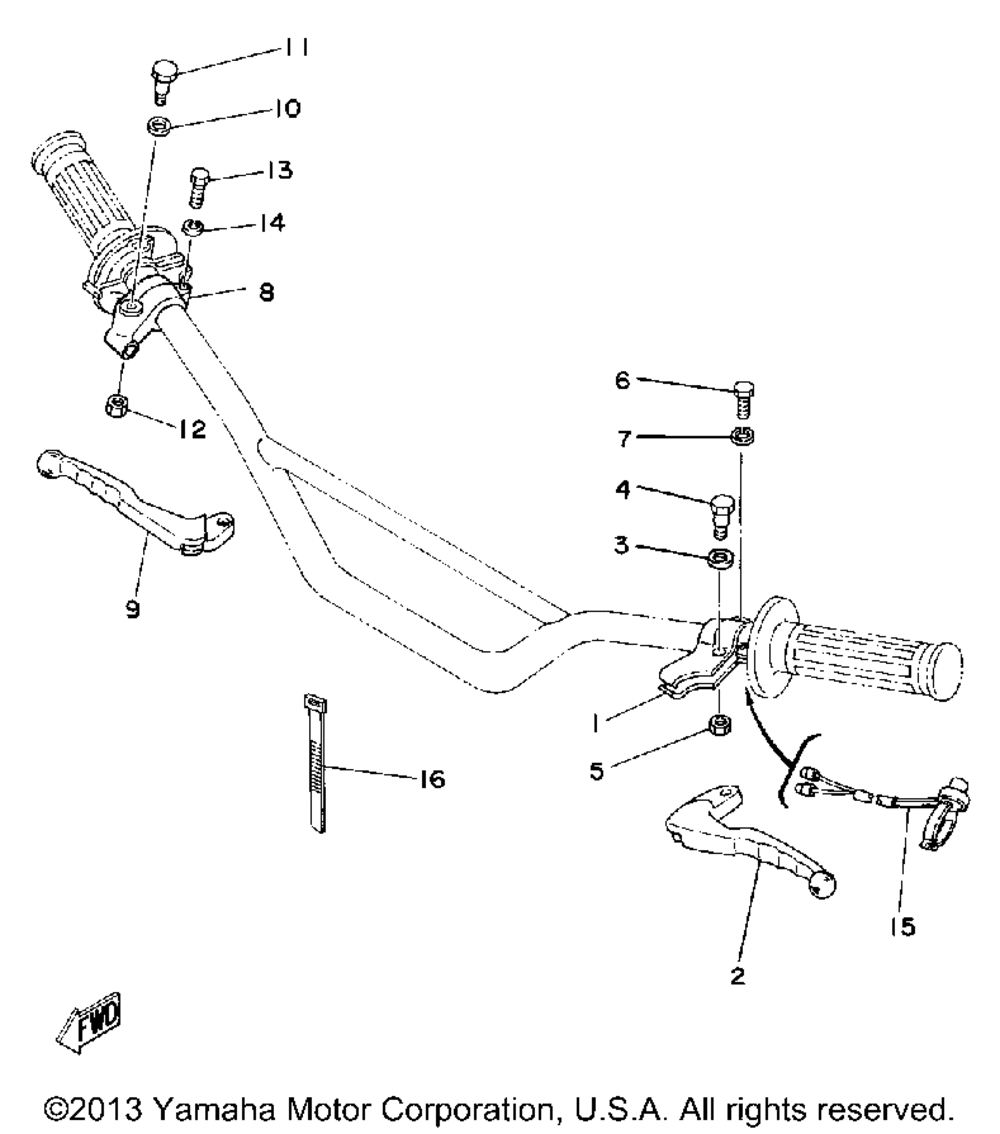 Handle switch - lever