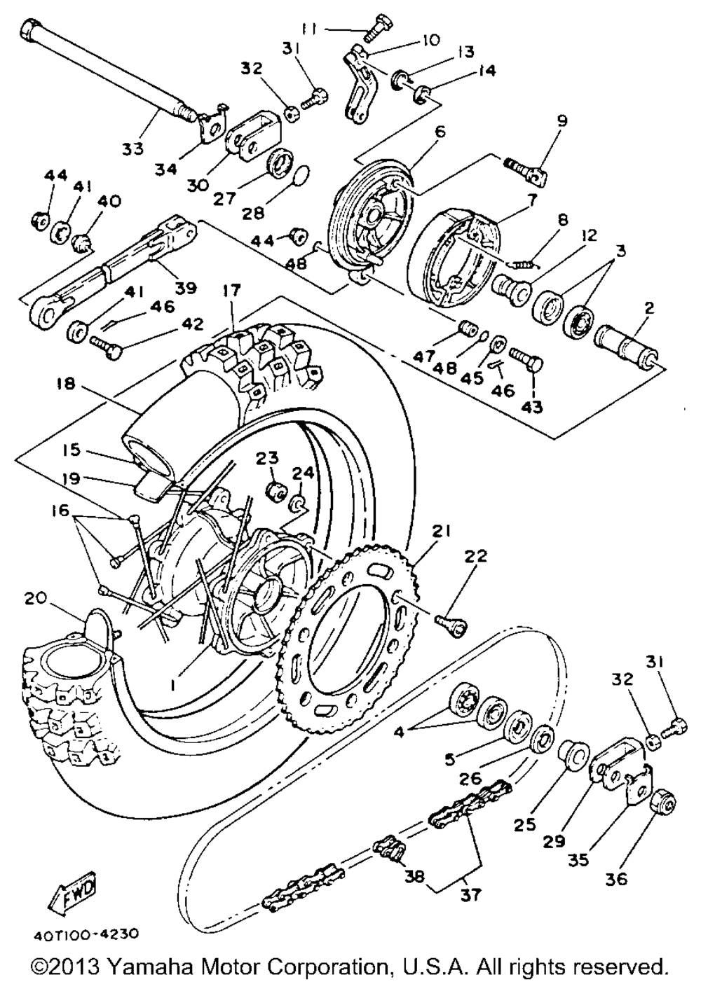 Rear wheel