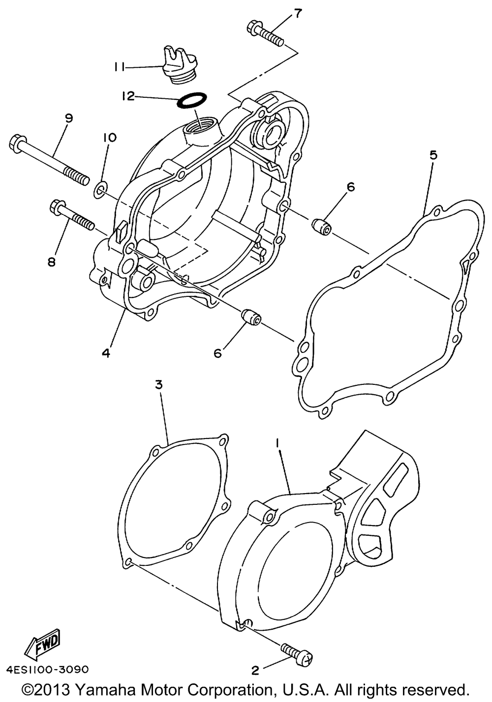 Crankcase cover 1