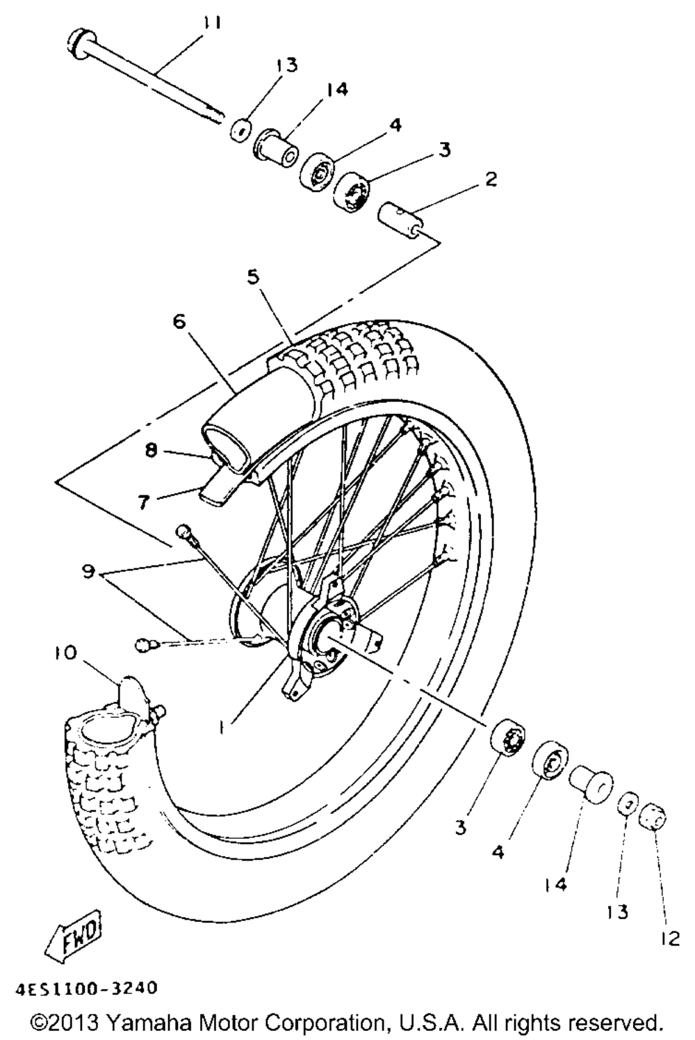 Front wheel