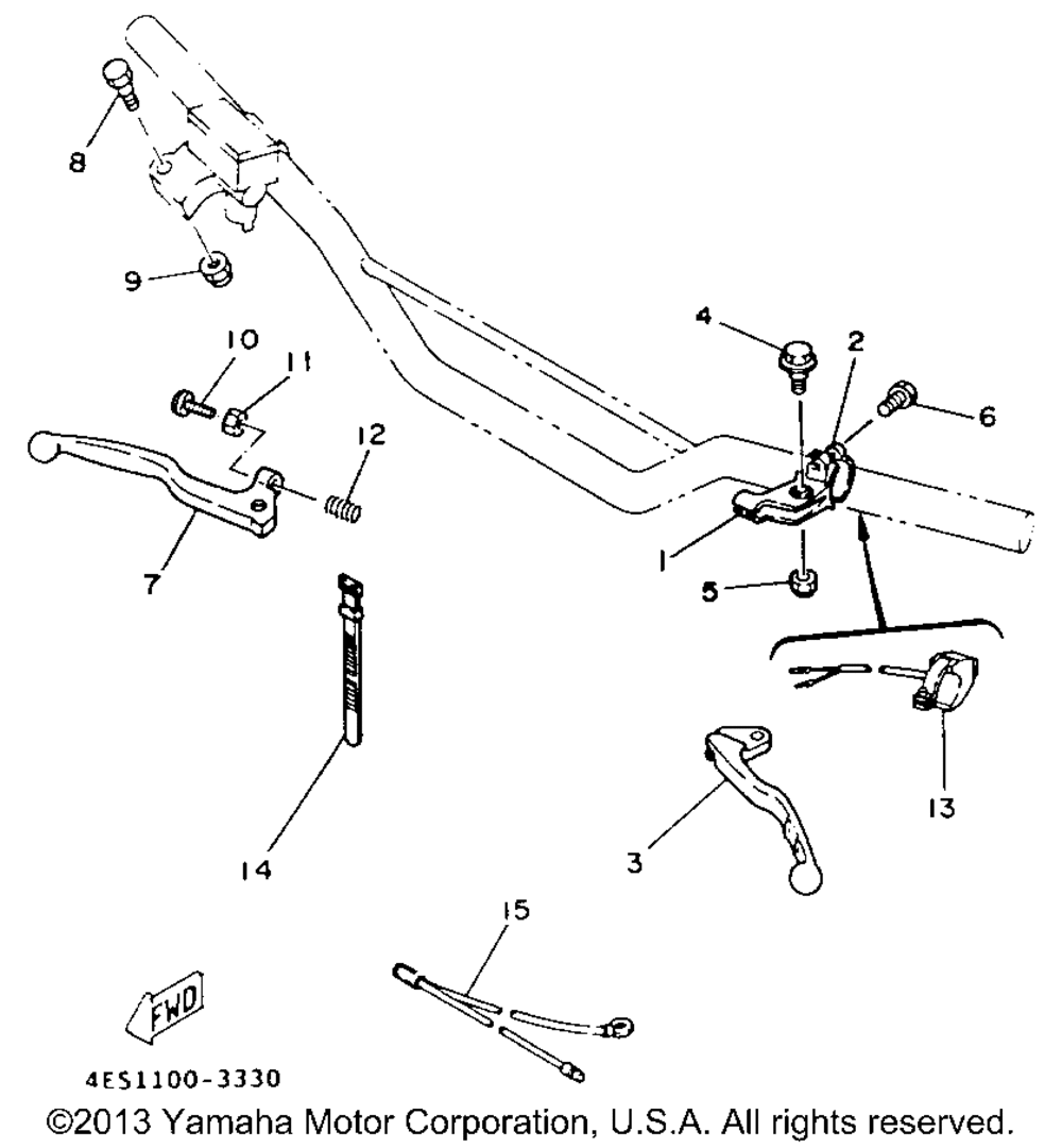 Handle switch - lever