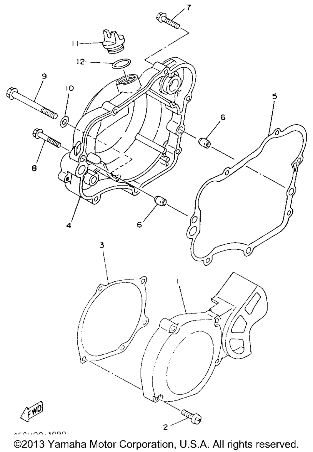 Crankcase cover 1