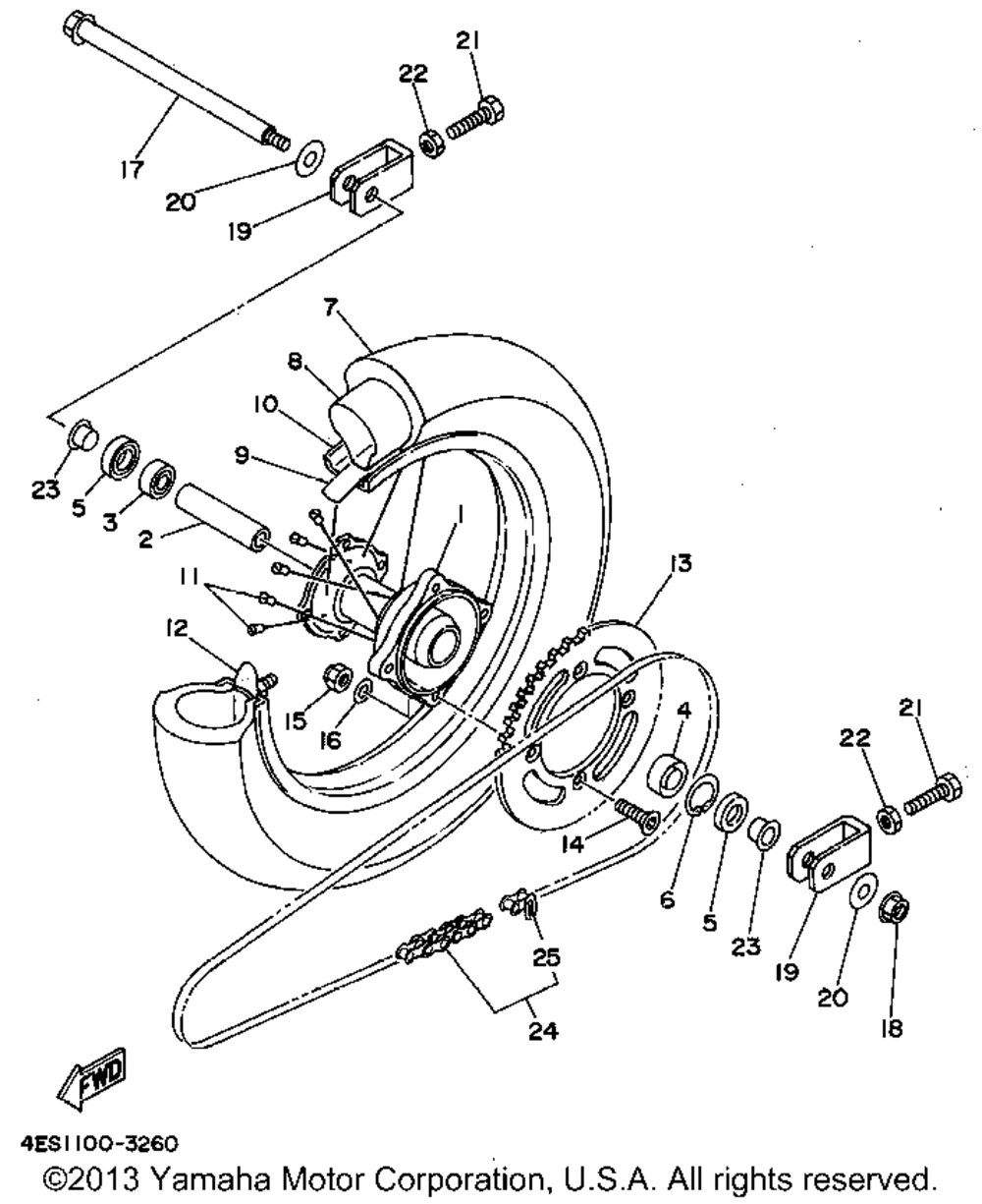 Rear wheel