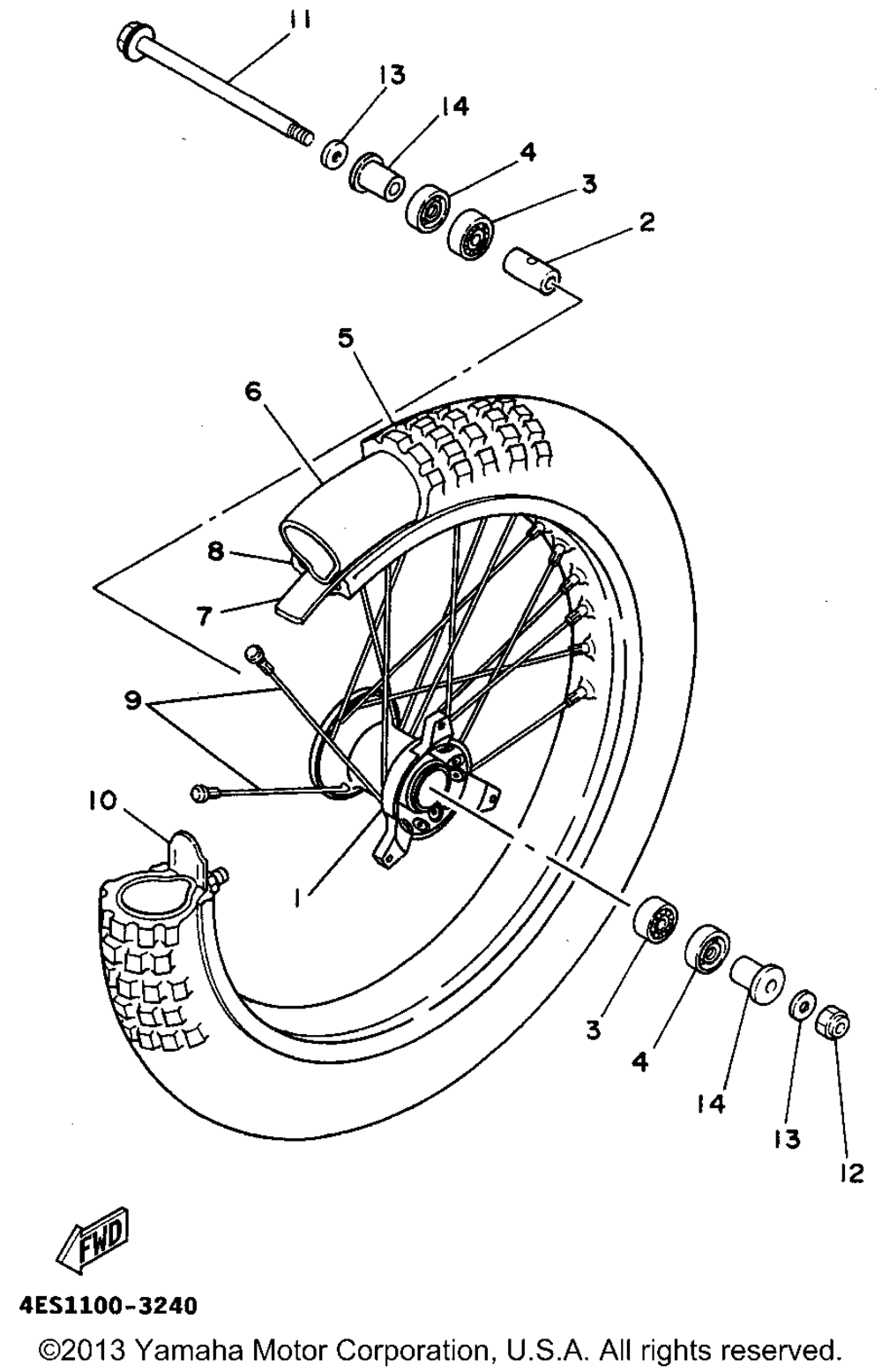 Front wheel