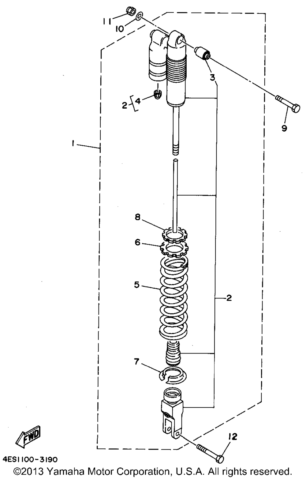 Rear suspension