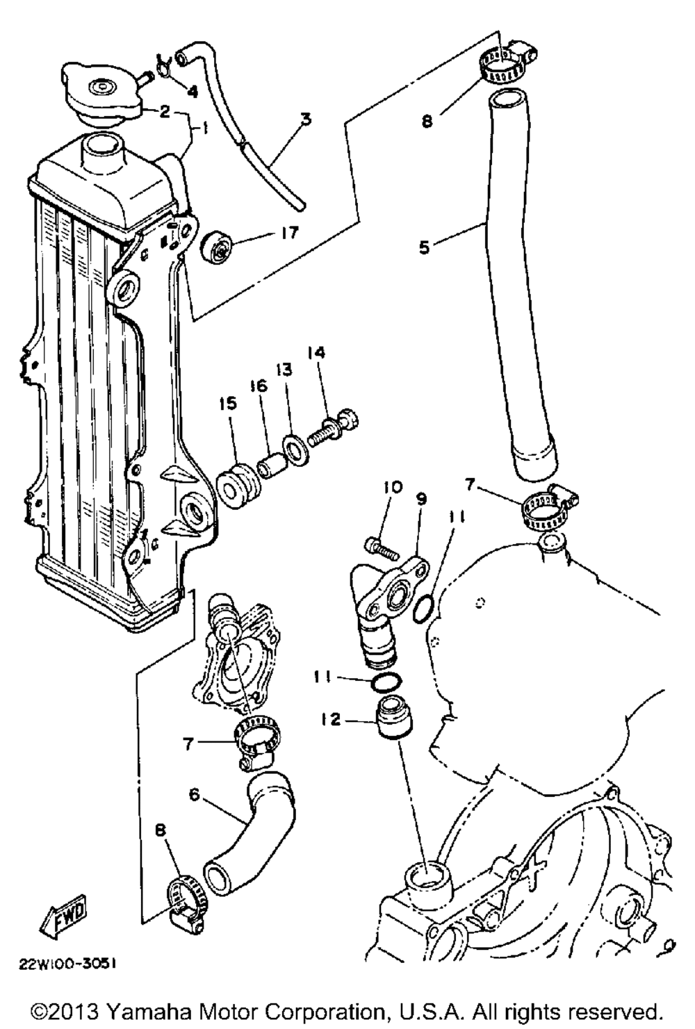 Radiator-hose