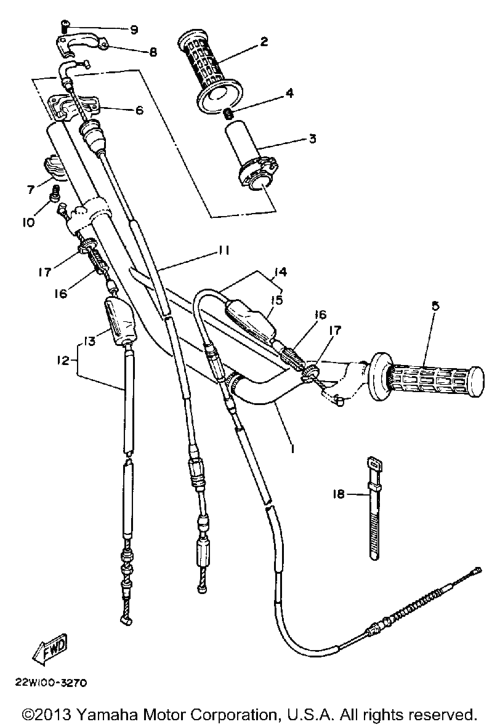 Handlebar-cable