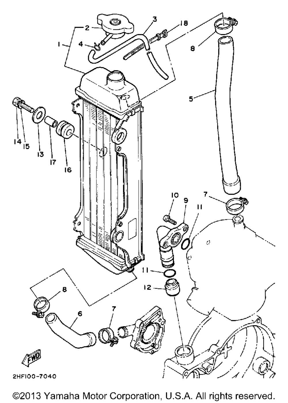 Radiator - hose