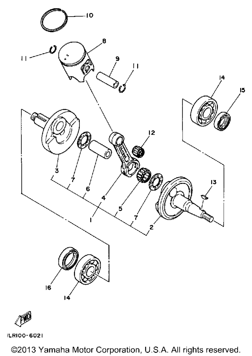 Crankshaft - piston