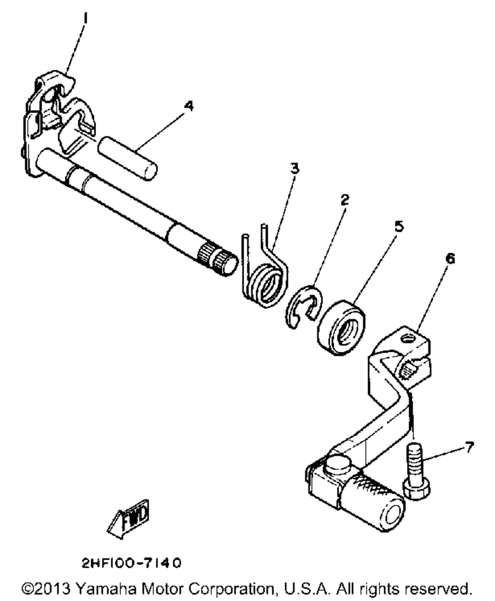 Shift shaft