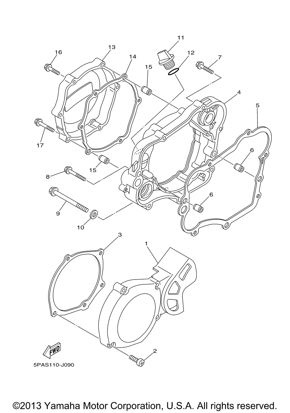 Crankcase cover 1