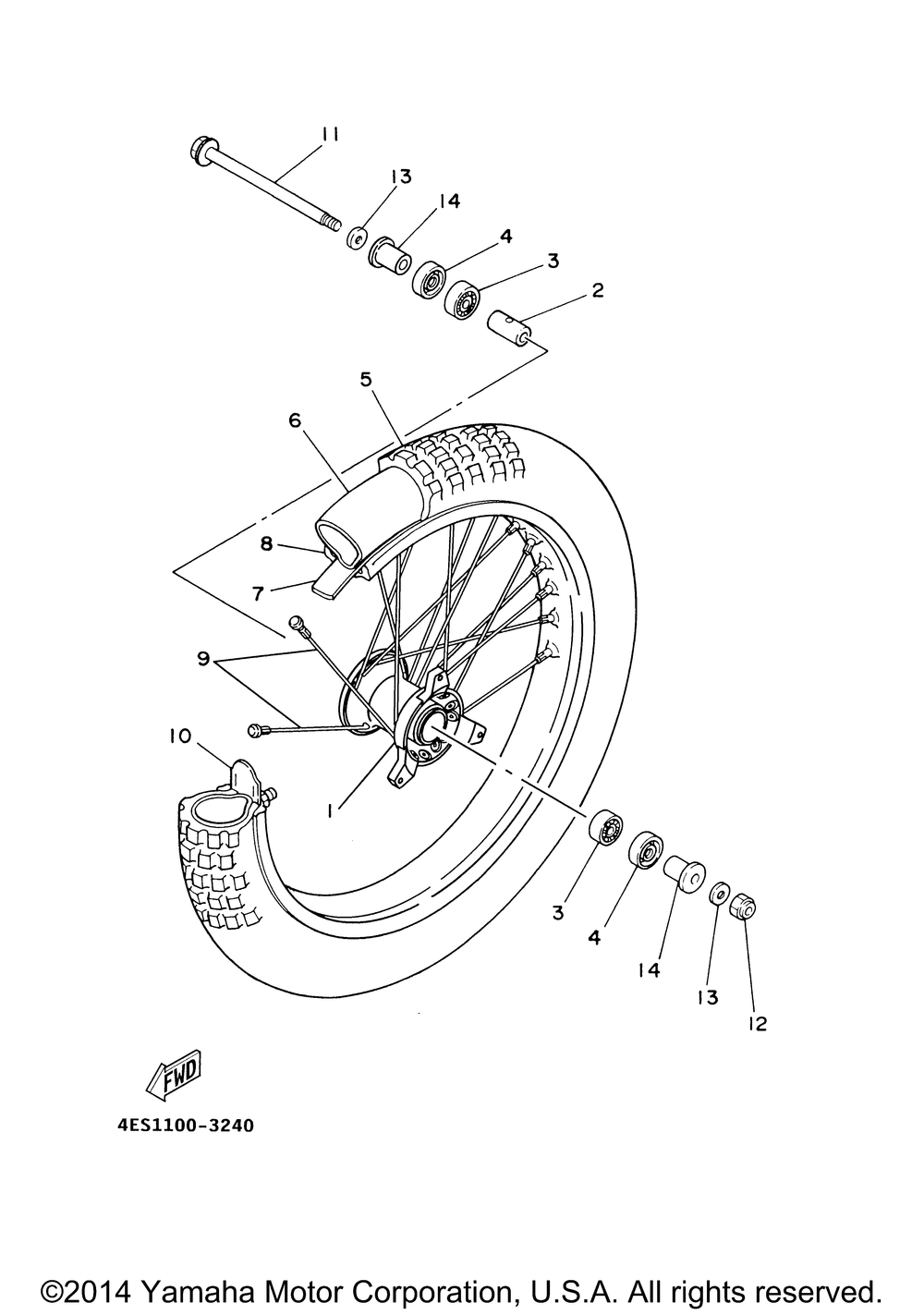 Front wheel