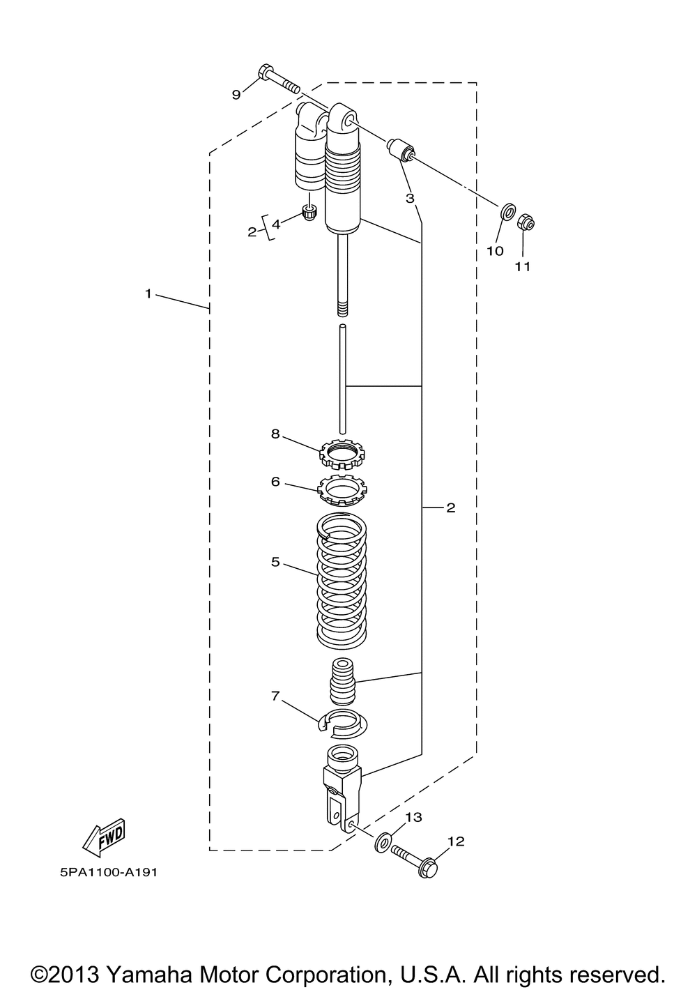 Rear suspension