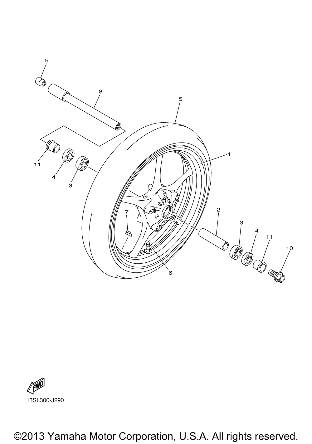 Front wheel