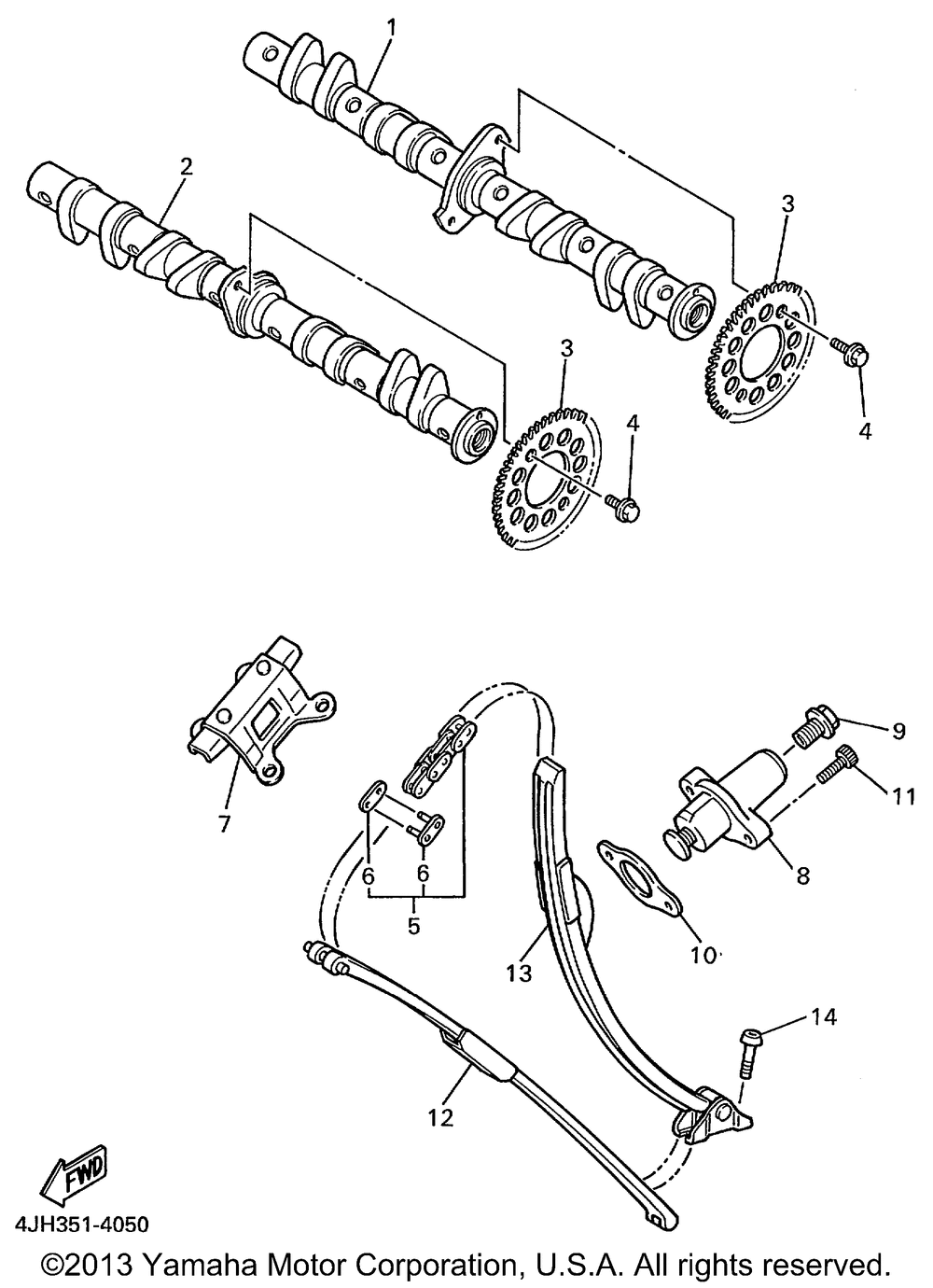 Camshaft chain