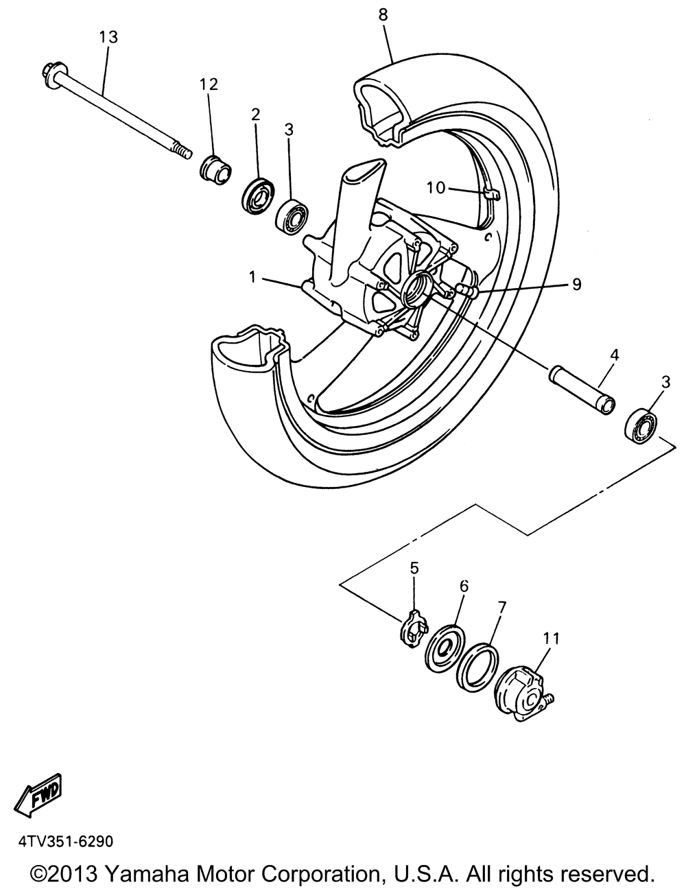 Front wheel