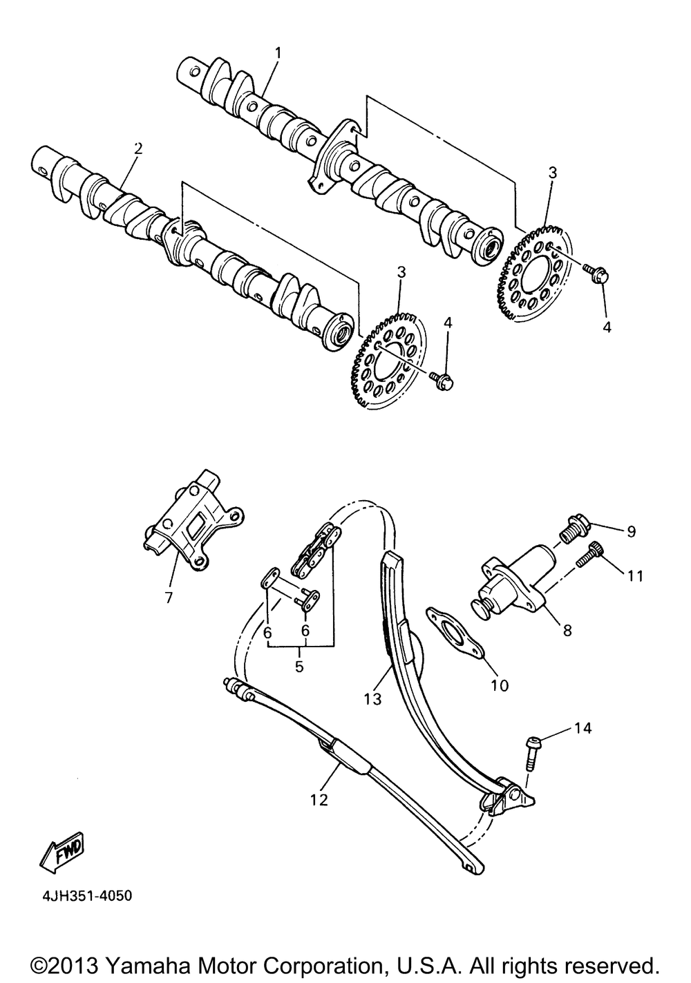 Camshaft chain