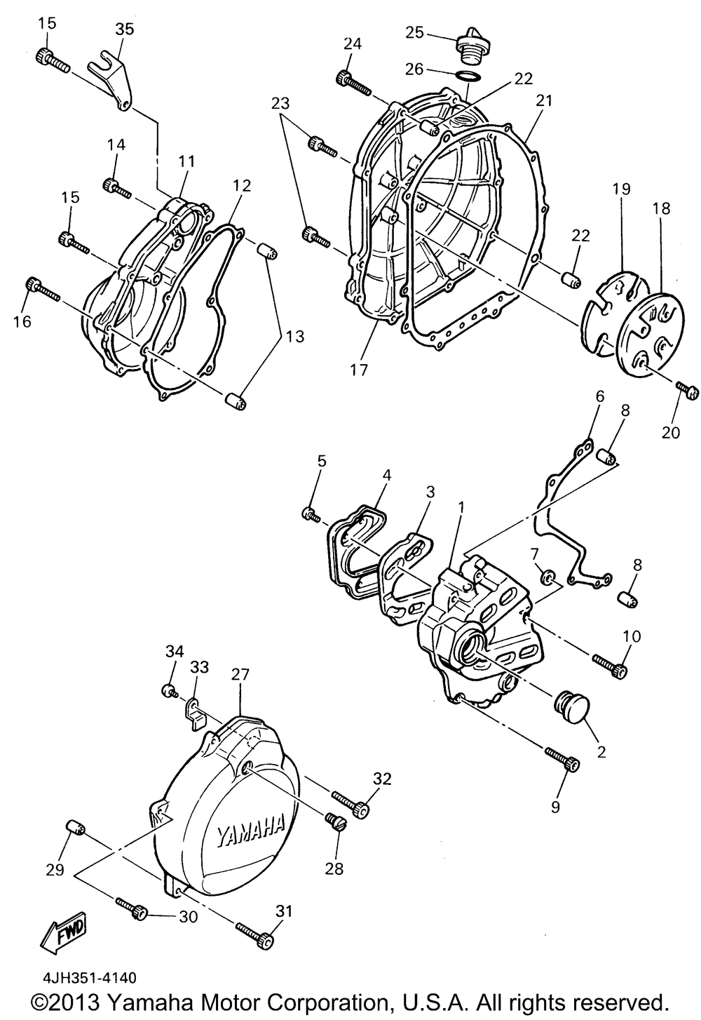 Crankcase cover 1