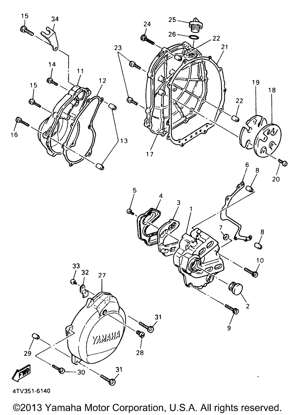 Crankcase cover 1