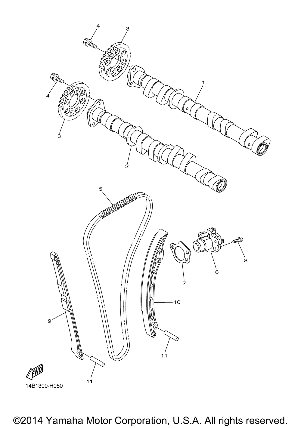 Camshaft chain